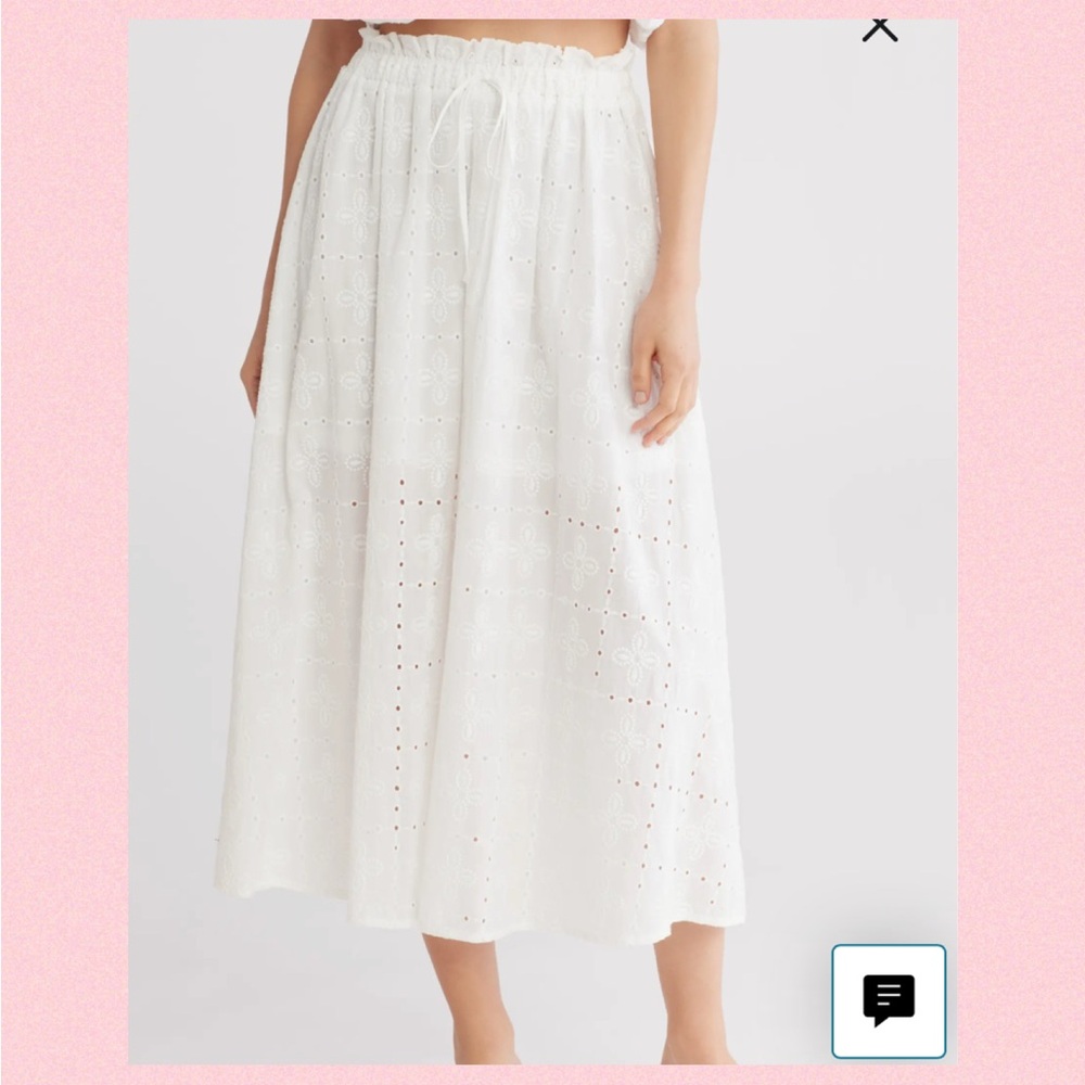 🌸Blu Pepper Eyelet Maxi Skirt🌸